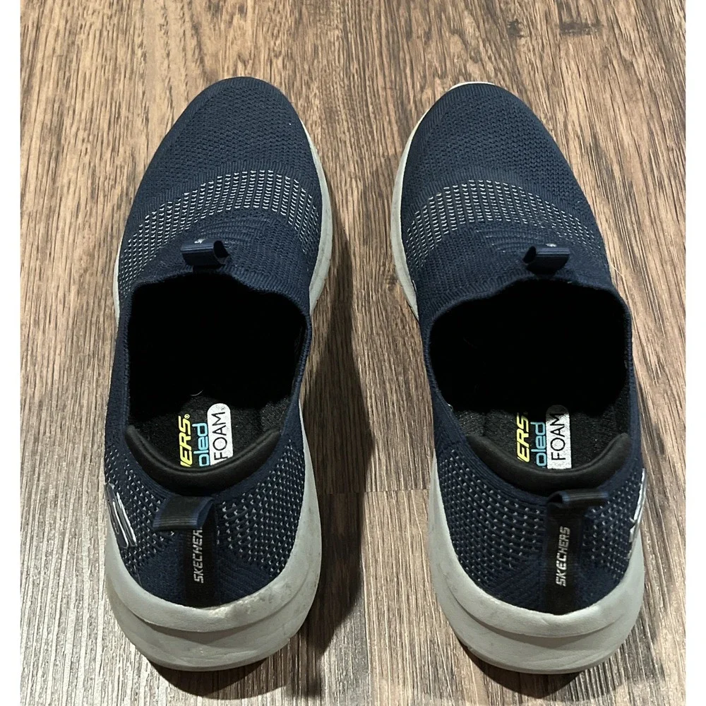 Skechers Ultra Flex 2.0 Mirkon Navy Slip On Sneakers Shoes 232106 Mens size 10